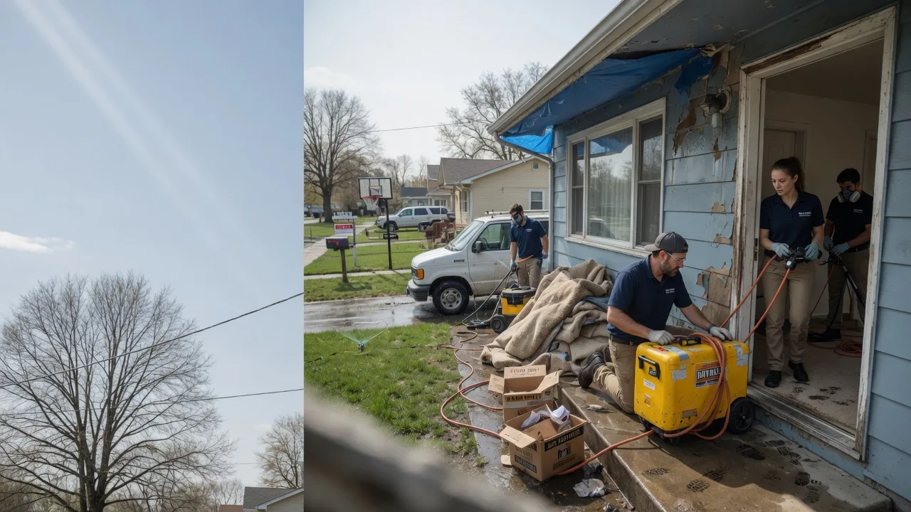 Basement Flood Cleanup in Walters, OK near me
